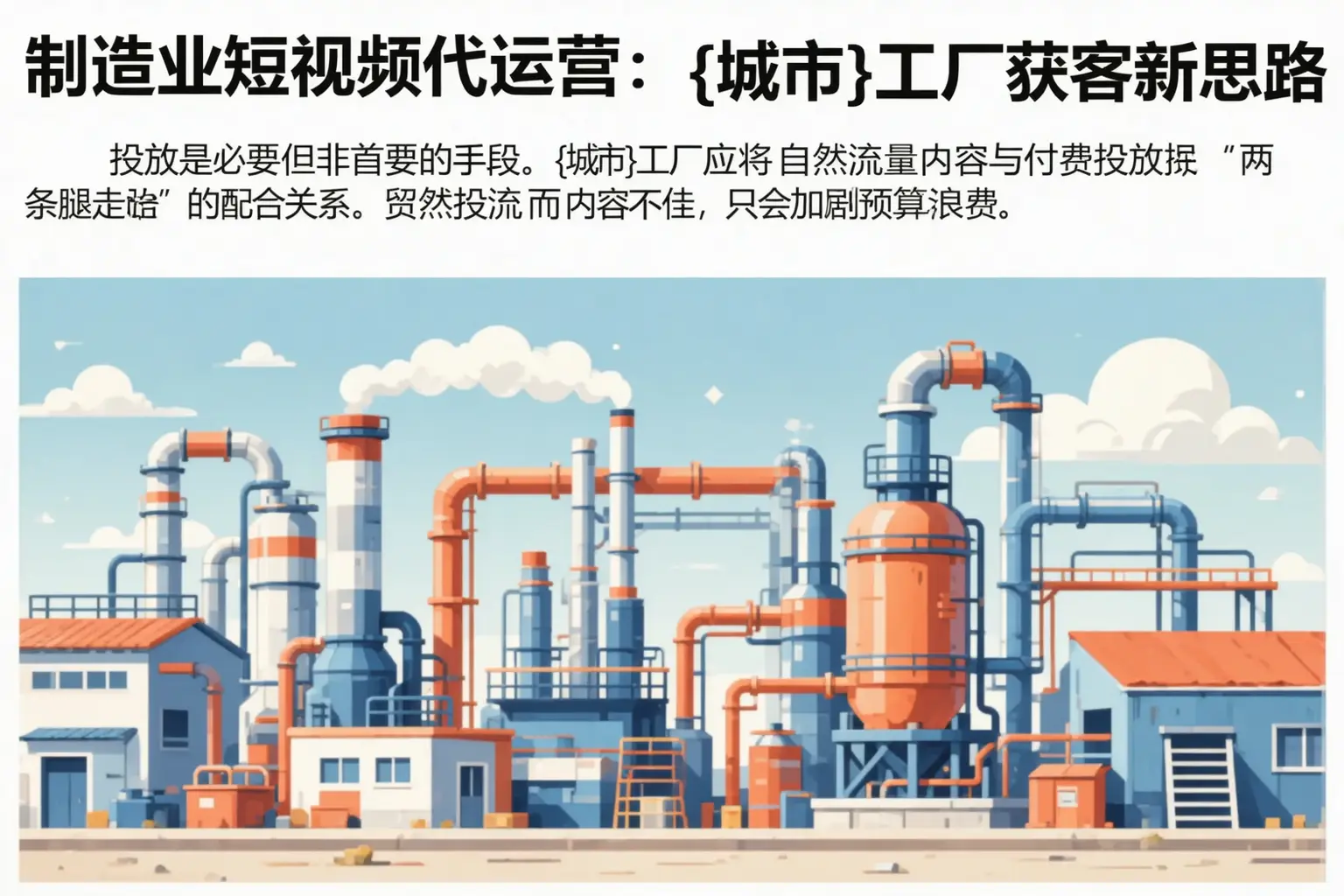 制造业短视频代运营:栖霞工厂获客新思路